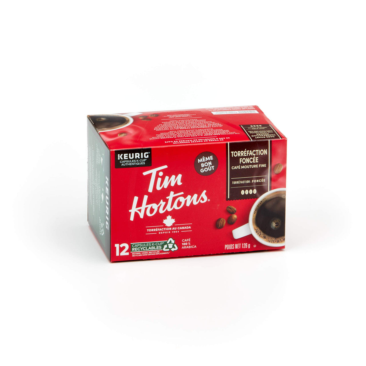 Tim Horton's K-Cup Dark Roast 12 Count {Imported from Canada}